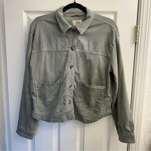 Marine Layer Freya Utility Jacket - Sage Green - Small